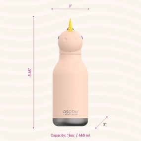 ΜΠΟΥΚΑΛΙ ΘΕΡΜΟΣ 460ml BESTIE UNICORN ASOBU