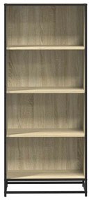 vidaXL Βιβλιοθήκη Sonoma Oak 60x35x139 cm Ξύλινη κατασκευή