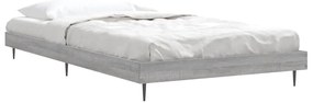 vidaXL Πλαίσιο Κρεβατιού Γκρι Sonoma 90x200 εκ. Επεξεργασμένο Ξύλο
