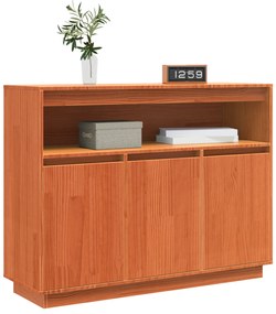vidaXL Πλαϊνό γραφείο Καφέ 104,5 x 34 x 80 εκ