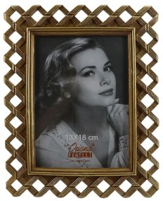 Κορνίζα XL24040157 13x18cm Gold Oriana Ferelli Πολυρεσίνη