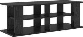 vidaXL Βάση τηλεόρασης Μαύρη Οξυά 96 x 35 x 33,5 εκ