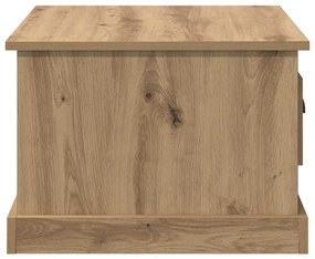 vidaXL Τραπεζάκι σαλονιού with Drawer artisan δρυς 50 x 50 x 35 cm