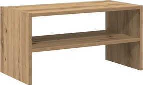 vidaXL Ράφι παπουτσιών στοιβαζόμενο Artisan Oak 60x30x30,5 cm