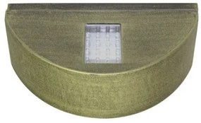 Απλίκα Φωτιστικό Τοίχου LED 3.3W Διπλής Κατεύθυνσης Αντικέ Ματ 9-70056710 Lumen-9-70056710-Ορείχαλκος 9-70056710