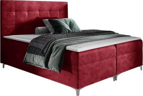 Επενδυμένο κρεβάτι Snake-Kokkino-120 x 200