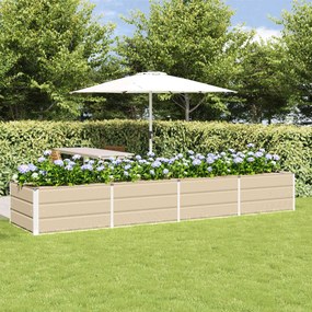 vidaXL Γλάστρα Ελεφαντόδοντο 320 x 80 x 45 cm Ατσάλι