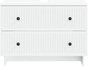 vidaXL Ντουλάπα Νιπτήρα Mπάνιου EDE Λευκό 82 x 41 x 59 εκ
