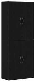 vidaXL Ντουλάπες 2 τμχ σε Μαύρη Δρυς 69,5x34x180 εκ. - Επεξεργασμένο Ξύλο