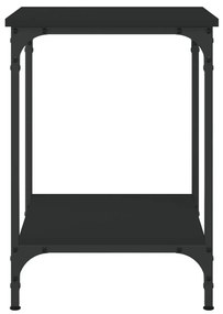 Τραπεζάκι Σαλονιού Μαύρο 40 x 40 x 55 εκ. Επεξεργασμένο Ξύλο - Μαύρο