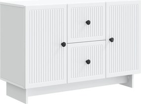 vidaXL Πλαϊνό γραφείο Λευκό 89 x 34,5 x 60 εκ. Επεξεργασμένο Ξύλο