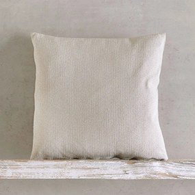 Μαξιλαροθήκη Διακοσμητική Silvana Beige Ρυθμός 40Χ40 Cotton-Polyester