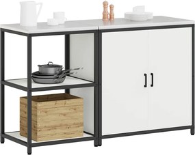 vidaXL Σετ Αποθήκευσης Κουζίνας HATTEM 2 pcs Λευκό