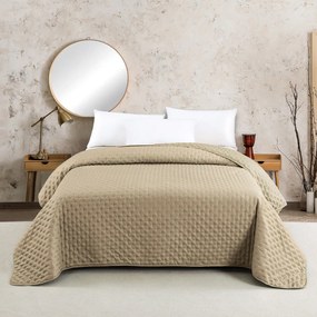 Κουβερλί Μονό (160x240) 2 Όψεων Melinen Renzo Beige-Ecru