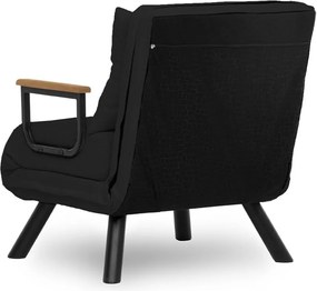 Πολυθρόνα-Κρεβάτι Σκούρο Γκρι SANDO SINGLE 78x67x78