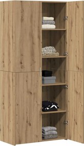 vidaXL Highboard 2 pcs Artisan Oak 80 x 42 x 185 εκ