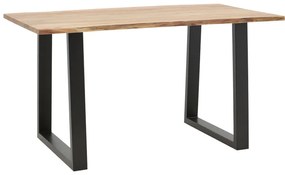Τραπέζι Avron  φυσικό μασίφ ξύλο ακακίας 140x80x76εκ Model: 223-000030