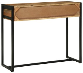 vidaXL Τραπέζι κονσόλας Καφέ 90 x 35 x 75 εκ. Μασίφ ξύλο μάνγκο