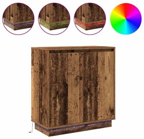vidaXL Κομοδίνο Παλιό Ξύλο 71 x 34.5 x 75 εκ. Επεξεργασμένο ξύλο