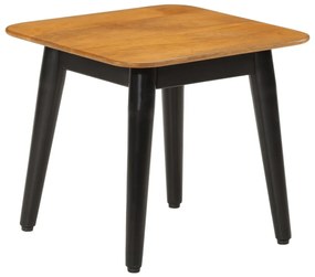 vidaXL Τραπεζάκι Σαλονιού 45 x 45 x 40 εκ. Μασίφ Ξύλο Μάνγκο &amp; Σίδηρος