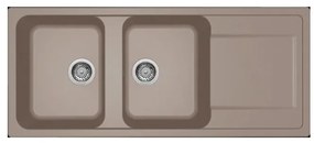Νεροχύτης κουζίνας LIFE 500 Tortora 43 ELLECI 116x50cm