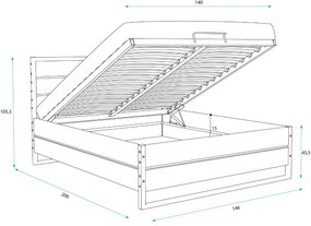 Κρεβάτι Mateo-140 x 200