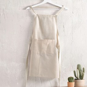Ποδιά Ολόσωμη Daily Beige Ρυθμός 60x85cm 100% Βαμβάκι