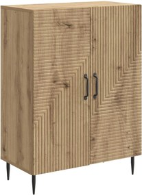 vidaXL Πλαϊνό γραφείο Artisan Δρυς 66 x 34,5 x 89,5 εκ