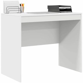 vidaXL Γραφείο Λευκό 90 x 50 x 76 εκ. Επεξεργασμένο ξύλο