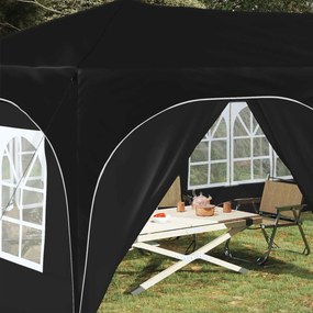 vidaXL Αυτοσχέδιο Μόρφωση 574 x 289 x 245 cm Μαύρο Ύφασμα Όξφορντ