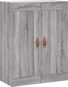 vidaXL Ντουλάπι Επιτοίχιο Γκρι Sonoma 69,5 x 34 x 90 εκ. Επεξεργ. Ξύλο