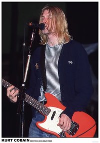 Αφίσα Kurt Cobain / Nirvana - New York Coliseum 1993, (59.4 x 84 cm)