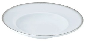 Πιάτο Ζυμαρικών Πορσελάνης Pearl White Estia 27εκ. 07-15374