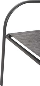 ΣΕΤ ΤΡΑΠΕΖΑΡΙΑΣ 5ΤΜΧ REDAN HM21223 ΤΡΑΠΕΖΙ &amp; 4 ΠΟΛΥΘΡΟΝΕΣ ΣΕ ΓΚΡΙ