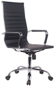 Καρέκλα Γραφείου Carol 25-0570 53x63,5x104/110cm Black