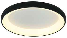 Φωτιστικό Οροφής - Πλαφονιέρα 2056 Led 3000K 60W Φ80cm Sandy Black Αλουμίνιο,Ακρυλικό