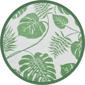 vidaXL Χαλί εξωτερικού χώρου ARAKIL Πράσινο Ø200 cm PP