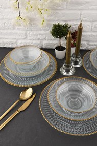 Dinner Set (12 Pieces) Selen 12YTAY Transparent