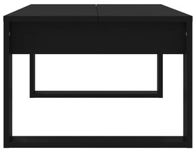 Τραπεζάκι Σαλονιού Μαύρο 102 x 50 x 35 εκ. από Επεξεργ. Ξύλο - Μαύρο