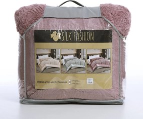 Κουβερτοπάπλωμα Υπέρδιπλο (220x240) Silk Fashion Plush Rust Red