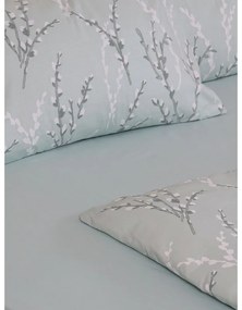 Σετ Σεντόνια Cotton Feelings 2054 Aqua Μονό με λάστιχο(105x205+30)