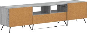 vidaXL 5 Τεμάχια LED Τηλεοπτικού Ντουλαπιού Γκρι Sonoma
