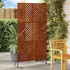 vidaXL Οθόνη Ιδιωτικότητας 100 x 50 x 180 εκ. Σκ rusty