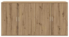 vidaXL Παραδοσιακά Πλευρικά Έπιπλα 2 pcs artisan δρυς 79 x 38 x 80 εκ.