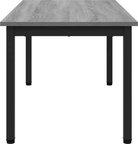 vidaXL Τραπεζάκι σαλονιού Γκρι Sonoma 100 x 50 x 45 cm