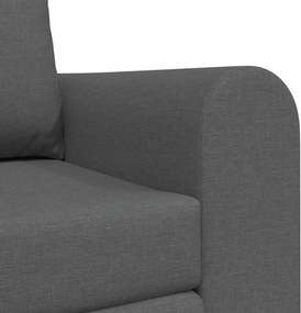 vidaXL Κρεβάτι καναπές 60cm Σκούρο Γκρι ύφασμα