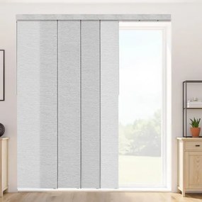 VEVOR Panel Track Blinds Extendable Track 116 cm to 218 cm W Trimmable Gray