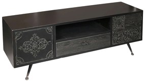 Έπιπλο Τηλεόρασης SAZ213 Black 150x40x55,5cm Espiel Ξυλο