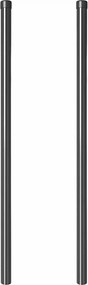vidaXL Στύλος Περιφράξεων 2 pcs Γκρι 120 cm
