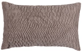 Γούνινη Διακοσμητική Μαξιλαροθήκη (30x50) Silk Fashion NX201 Beige